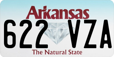 AR license plate 622VZA