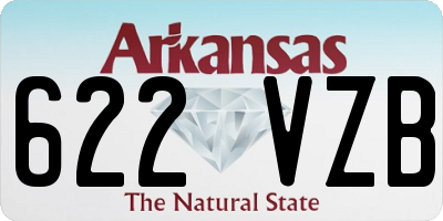 AR license plate 622VZB