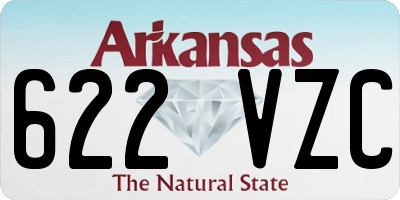 AR license plate 622VZC