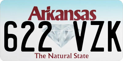 AR license plate 622VZK