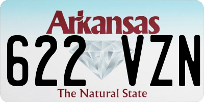 AR license plate 622VZN