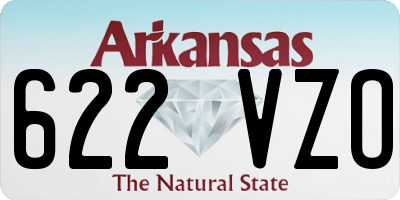 AR license plate 622VZO