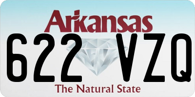 AR license plate 622VZQ