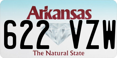 AR license plate 622VZW