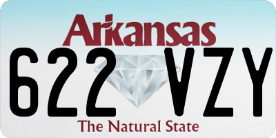AR license plate 622VZY