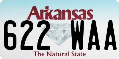 AR license plate 622WAA