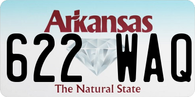 AR license plate 622WAQ
