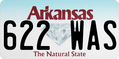 AR license plate 622WAS