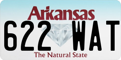 AR license plate 622WAT