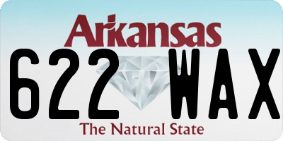 AR license plate 622WAX