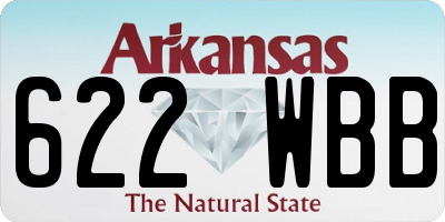 AR license plate 622WBB