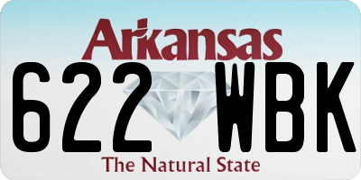 AR license plate 622WBK