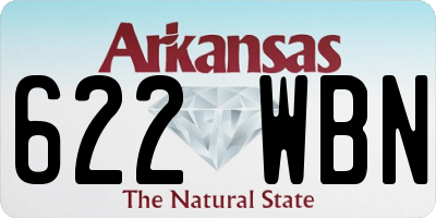 AR license plate 622WBN