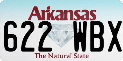 AR license plate 622WBX