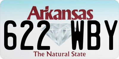 AR license plate 622WBY