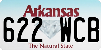 AR license plate 622WCB