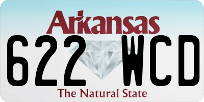 AR license plate 622WCD