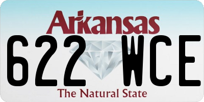 AR license plate 622WCE