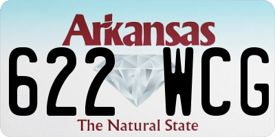 AR license plate 622WCG