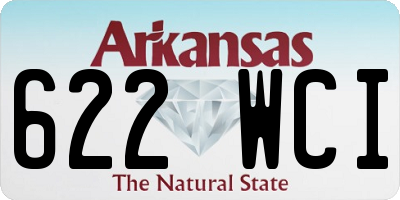 AR license plate 622WCI