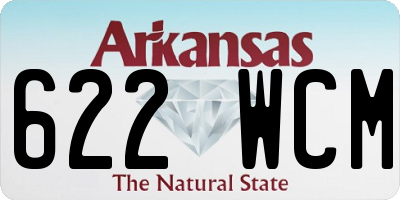 AR license plate 622WCM