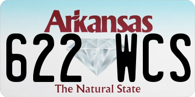 AR license plate 622WCS