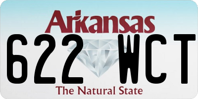 AR license plate 622WCT
