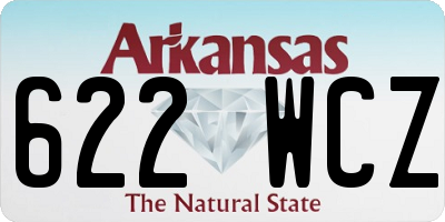 AR license plate 622WCZ