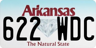 AR license plate 622WDC