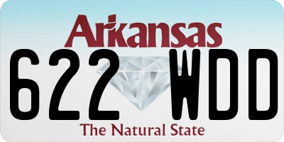 AR license plate 622WDD