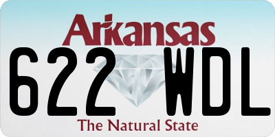 AR license plate 622WDL