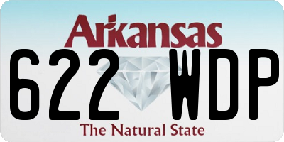 AR license plate 622WDP