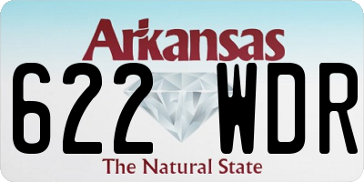 AR license plate 622WDR