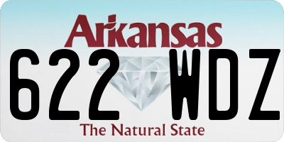 AR license plate 622WDZ