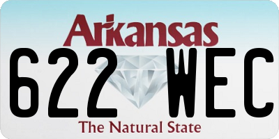 AR license plate 622WEC