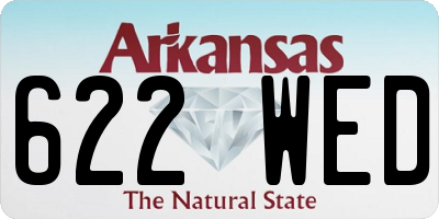 AR license plate 622WED