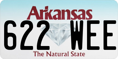 AR license plate 622WEE