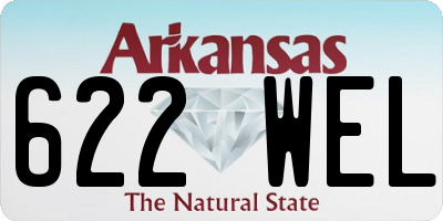 AR license plate 622WEL