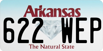AR license plate 622WEP
