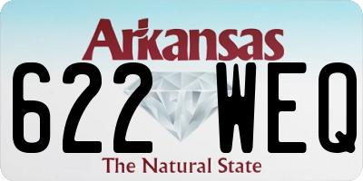 AR license plate 622WEQ