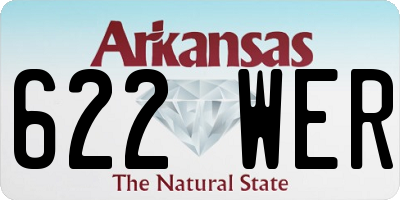 AR license plate 622WER