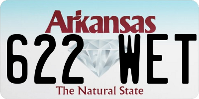 AR license plate 622WET