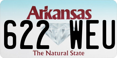 AR license plate 622WEU
