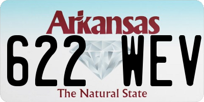AR license plate 622WEV