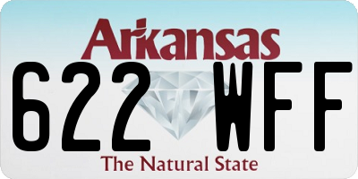 AR license plate 622WFF