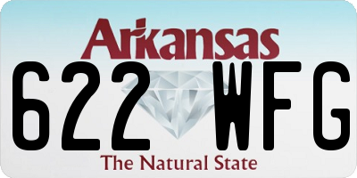AR license plate 622WFG