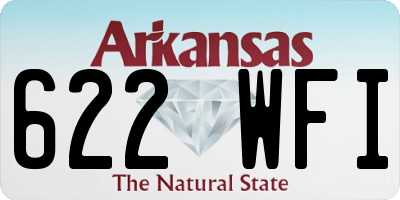 AR license plate 622WFI