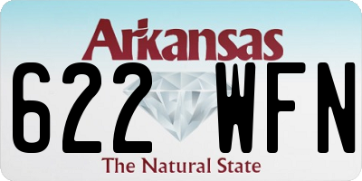 AR license plate 622WFN
