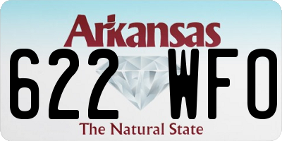 AR license plate 622WFO