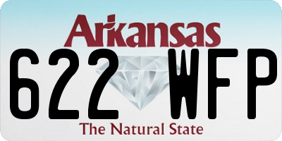 AR license plate 622WFP